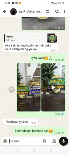 Testimonial Papan Bunga Pernikahan ciseureuheun