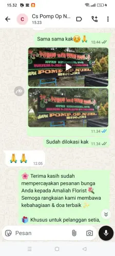 Testimonial Papan Bunga ciseureuheun