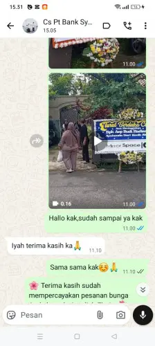 Testimonial Papan Bunga ciseureuheun